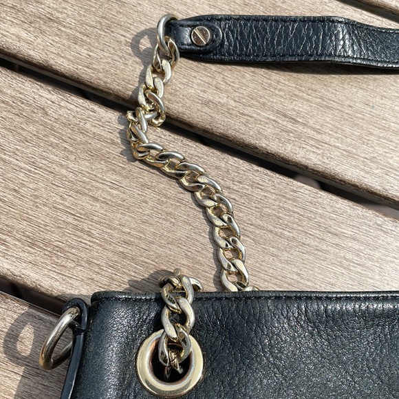 Michael Kors Black Leather Purse - Picture 4 of 10